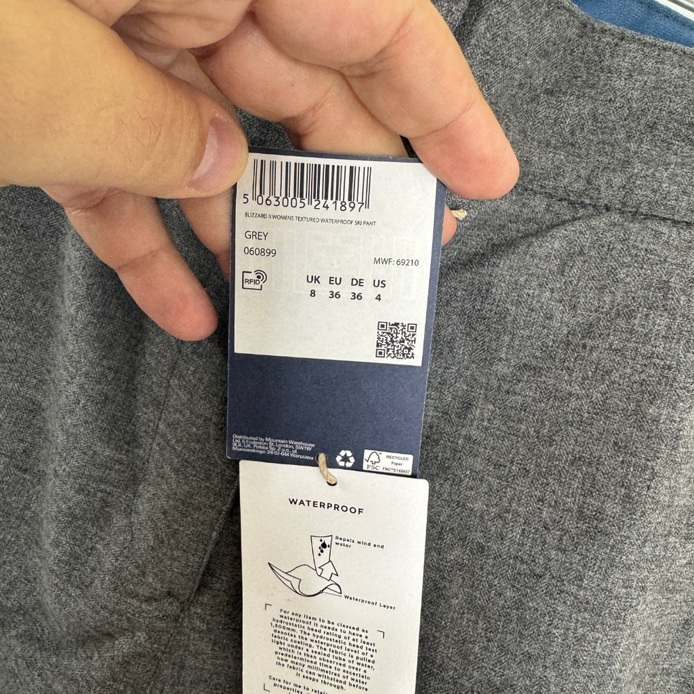 NEW Blizzard II Women's Ski Pants Mountain Warehouse - Picture 6 of 11